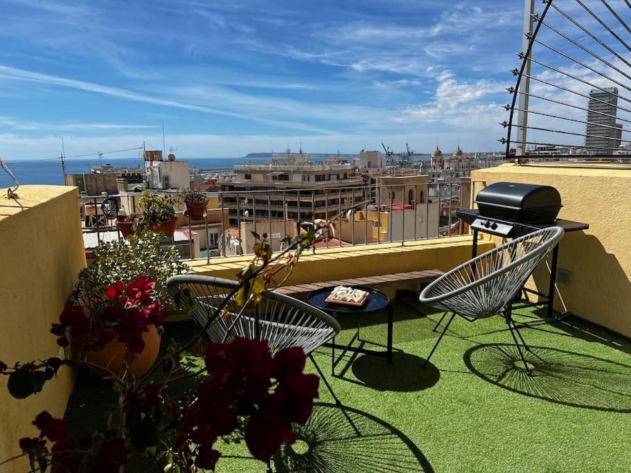 Apartamento Private Sun Terrace Amazing View Alicante Exterior foto